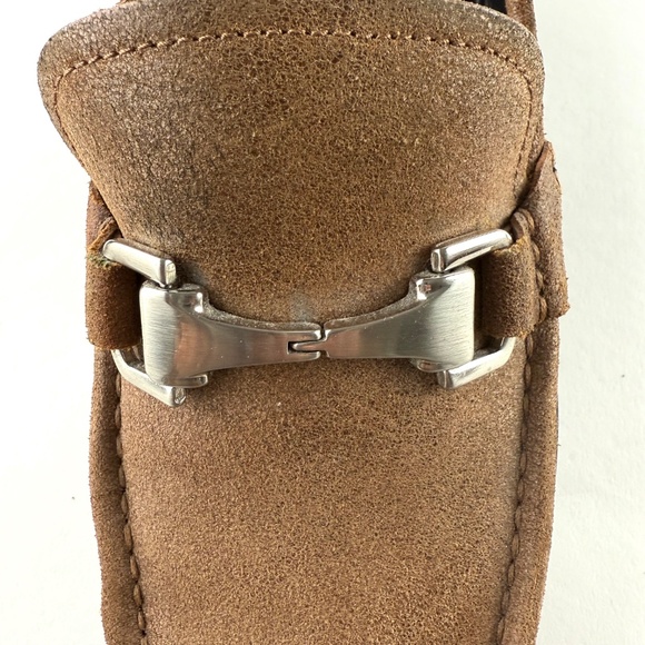 Allen Edmonds Fiesole Brown Slip On Loafers 8.5 D Includes pair of AE Shoe Bags - Picture 8 of 16